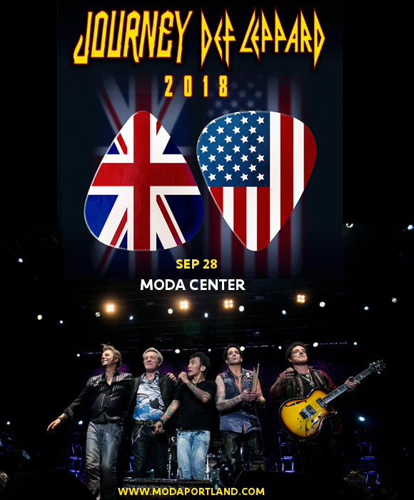 Journey & Def Leppard Tickets 28th September Moda Center in