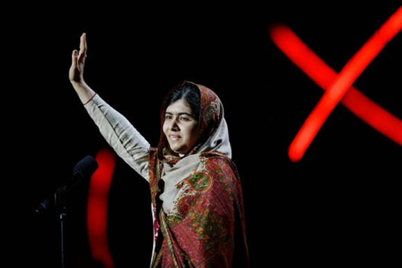 Malala Yousafzai at Moda Center Malala Yousafzai at Moda Center
